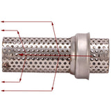 Maxbell Universal DB Killer Exhaust Mufeler Motorcycle Noise Killer  60mm Short
