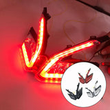 Maxbell Retro LED Rear Brake Tail Light for DUCATI 899 959 1199/S/R 1299 Smoke Black