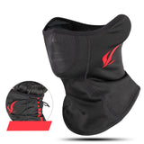 Maxbell Winter Half Face Mask Windproof for Motorcycle Cycling Black Red