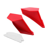 Maxbell 2 Pieces Universal Motorcycle Winglets Accessory for BMW for Ducati Red