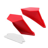 Maxbell 2 Pieces Universal Motorcycle Winglets Accessory for BMW for Ducati Red