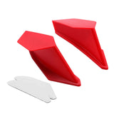 Maxbell 2 Pieces Universal Motorcycle Winglets Accessory for BMW for Ducati Red