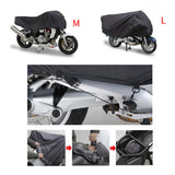 Maxbell Motorcycle Half Cover Outdoor 190T Nylon Fit for Touring Cruiser ATV Adv M