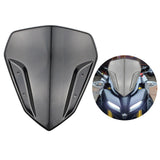 Maxbell Motorcycle Windshield Wind Deflector Protector Fit for Yamaha Aerox Nvx 155 Black