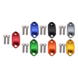 Maxbell Motorcycle Master Cylinder Clamp Cover for 22mm Handlebar Supplies Titanium
