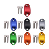 Maxbell Motorcycle Master Cylinder Clamp Cover for 22mm Handlebar Supplies Titanium