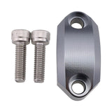 Maxbell Motorcycle Master Cylinder Clamp Cover for 22mm Handlebar Supplies Titanium