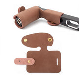 Maxbell Motorcycle Shifter Protect Artificial Leather Easy to Install Brown S
