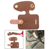 Maxbell Motorcycle Shifter Protect Artificial Leather Easy to Install Brown S