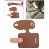 Maxbell Motorcycle Shifter Protect Artificial Leather Easy to Install Brown S