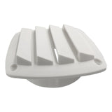Maxbell Rectangle Air Hose thru Vent 5" Air Exhaust ABS Plastic for Boat White Vent
