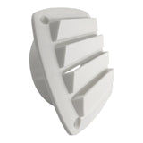 Maxbell Rectangle Air Hose thru Vent 5" Air Exhaust ABS Plastic for Boat White Vent
