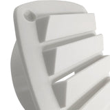 Maxbell Rectangle Air Hose thru Vent 5" Air Exhaust ABS Plastic for Boat White Vent