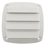 Maxbell Rectangle Air Hose thru Vent 5" Air Exhaust ABS Plastic for Boat White Vent