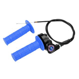 Maxbell Twist Throttle Cable Stainless Steel Silicone for 150cc-250cc ATV Blue