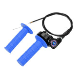 Maxbell Twist Throttle Cable Stainless Steel Silicone for 150cc-250cc ATV Blue