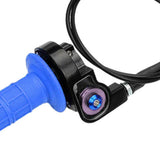 Maxbell Twist Throttle Cable Stainless Steel Silicone for 150cc-250cc ATV Blue