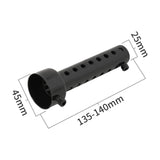 Maxbell Motorcycle Exhaust Muffler Noise Elimination for Motorbike 45mm Long Black