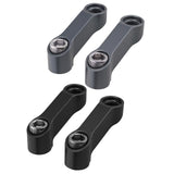 Maxbell Motorbike Mirror Extender Adapters Aluminum Alloy Replaces for Yamaha Grey