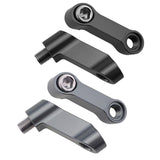 Maxbell Motorbike Mirror Extender Adapters Aluminum Alloy Replaces for Yamaha Grey