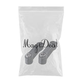 Maxbell Motorbike Mirror Extender Adapters Aluminum Alloy Replaces for Yamaha Grey