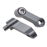 Maxbell Motorbike Mirror Extender Adapters Aluminum Alloy Replaces for Yamaha Grey