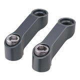 Maxbell Motorbike Mirror Extender Adapters Aluminum Alloy Replaces for Yamaha Grey