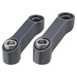 Maxbell Motorbike Mirror Extender Adapters Aluminum Alloy Replaces for Yamaha Grey