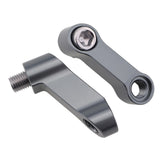 Maxbell Motorbike Mirror Extender Adapters Aluminum Alloy Replaces for Yamaha Grey