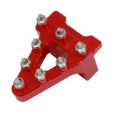 Maxbell CNC Motorcycle Foot Brake Pedal Plate Tip for Pit Bikes Durable Premium Red