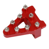 Maxbell CNC Motorcycle Foot Brake Pedal Plate Tip for Pit Bikes Durable Premium Red