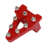 Maxbell CNC Motorcycle Foot Brake Pedal Plate Tip for Pit Bikes Durable Premium Red