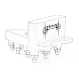 Maxbell CNC Motorcycle Foot Brake Pedal Plate Tip for Pit Bikes Durable Premium Red