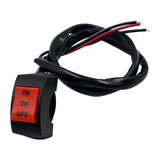 Maxbell Motorcycle Headlight Switch 7/8 inch 22mm Handlebar Toggle Switch
