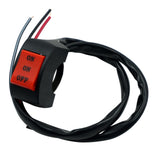 Maxbell Motorcycle Headlight Switch 7/8 inch 22mm Handlebar Toggle Switch