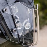 Maxbell Motorcycle Headlight Protector Light Cover for Yamaha Tenere 700 19-22  Transparent