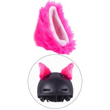 Maxbell Ear Sticker Bicycle Scooter Helmet Accessory Easily Attach Rose Red