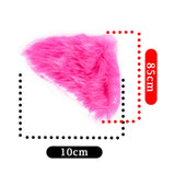 Maxbell Ear Sticker Bicycle Scooter Helmet Accessory Easily Attach Rose Red