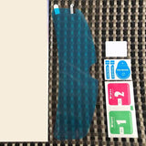 Maxbell Helmet Anti Fog Film Waterproof Fog Proof Durable for Motorcycle Helmet stick outside