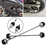 Maxbell Front Rear Axle Fork Crash Slider Silver for BMW F900R F900XR 2020-2022