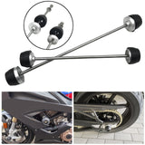 Maxbell Front Rear Axle Fork Crash Slider Silver for BMW F900R F900XR 2020-2022