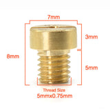 Maxbell 12x Carburetor Main Jet Kit for Carb Phbg AD/DS 105 to 132