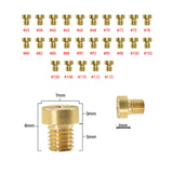 Maxbell 25 Pieces Carburetor Main Jet for Scooter ATV Replaces Accessories Durable