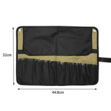 Maxbell Motorcycle Tool Roll Tool Pouch Rolling Tool Bag Portable Multi Pockets
