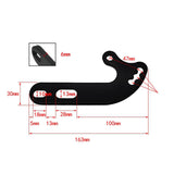 Maxbell Motorcycle Rear Mudguard 360 Degrees Rotation for Niu Accessories Black