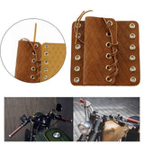 Maxbell Universal Motorcycle Hand Grips Cover for Most Motorbikes All Handgrips Brown