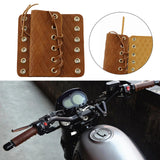 Maxbell Universal Motorcycle Hand Grips Cover for Most Motorbikes All Handgrips Brown