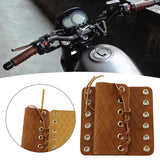 Maxbell Universal Motorcycle Hand Grips Cover for Most Motorbikes All Handgrips Brown
