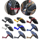 Maxbell Carbon Fiber Motorcycle Rear Wheel Fender Mudflap for Niu Technologies 2nd Generation Black