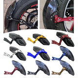 Maxbell Carbon Fiber Motorcycle Rear Wheel Fender Mudflap for Niu Technologies 2nd Generation Black